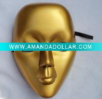 Wholesale cheap new style halloween and nice new design sliver party mask