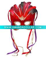 Red Venetian face Mask BSMA-0733