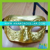 Gloden venetian pulp paper masks
