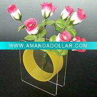 acrylic crystal vase