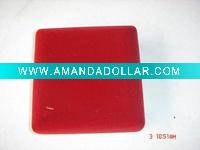 Wholesale red velvet bracelet box velvet bangle box velvet jewelry box