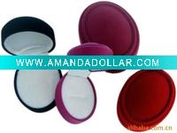 Wholesale Colorful decorative plastic jewelry box fabric