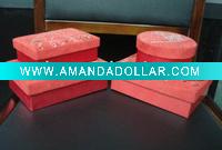 Wholesale Fancy Velvet Jewelry Boxes