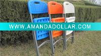 Wholesale mordern blow mold foldable plastic chair