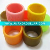 Wholesale best selling silicone finger ring