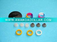 Silicone finger ring
