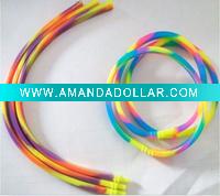 Wholesale rainbow silicone ring irradiative