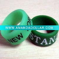 best selling color-filled silicone ring for promotion