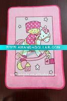 Wholesale printed coral fleece baby blanket