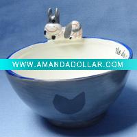 Ceramic bowl donkey design