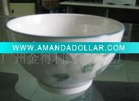 Wholesale New product Elegant decaled porcelain bowl,ceramic bowl