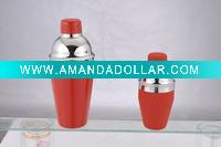 Wholesale rubber cocktail shaker,colors mix shaker,gift shakers