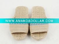 Wholesale Hot!Handmade straw mat slippers,ladies bedroom flat slippers