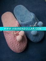 Wholesale knit lady indoor slipper