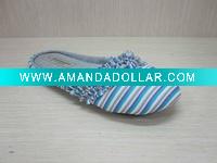 Wholesale Lady's ruffle trimming indoor house slippers shoes