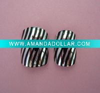 metallic artificial nails