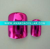 metallic artificial nails