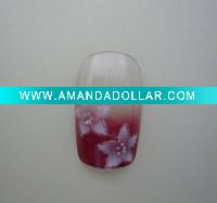 Wholesale airbrush nail art, fashion design nail tips, artificial nails, airbrush nails,2 or 24pcs/box