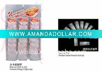 480pcs Clear French False Artificial Nail Tips In Big Card 2420-A-AN5