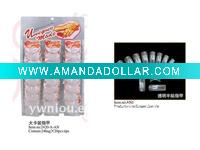 Wholesale 480pcs Clear Half Cover False Artificial Nail Tips In Big Card 2420-A-AN1