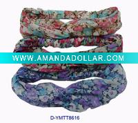 Wholesale Fanshion head wraps bandanas in Canary Color