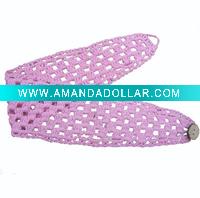 crochet cotton headband