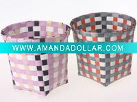 PP handicraft recycled plastic basket