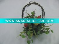 Geranium Silk Plant Hanging Basket,high quality and cheap price