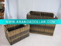 plastic storage basket