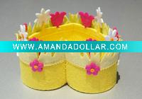 Wholesale non woven Decorative flower basket