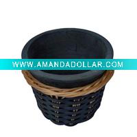 plastic woven baskets