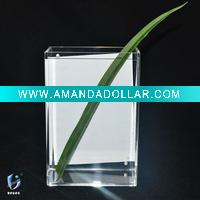 transparent acrylic square vase/goldfish bowl/photo frame