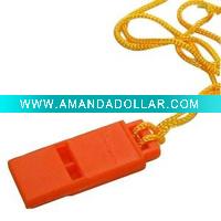 plastic football party whistle