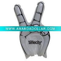 Wholesale pvc new fun gift sets cheering inflatable toy hand
