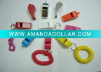 plastic football party whistle