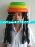 Wholesale inflatble toy for party/inflatable wigs/inflatble hair