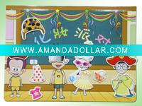 Magnetic Make up party paper PUZ toy set