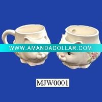 Wholesale porcelain cat teabag holder,mugs,cups