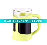 Wholesale 200ml plastic coffee mug (bodum similar type)
