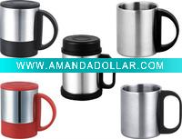 220ml stainless steel coffee mug with double wall