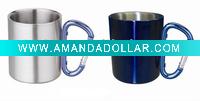 Wholesale 220ml stainless steel coffee mug with double wall
