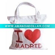 I Love You CAMERO Cotton Fabric Bag