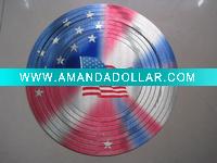 American flag design metal wind spinner WWS142