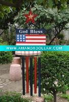Wholesale wind chime--American flag