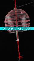 Glass decorative wind chime