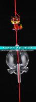Glass decorative wind chime