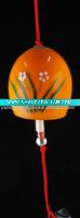 orange glass Wind chime