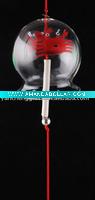 Glass drawing windchime
