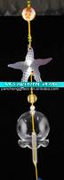 Glass decorative windchime