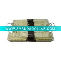3pcs Rectanguar Storage Basket Set